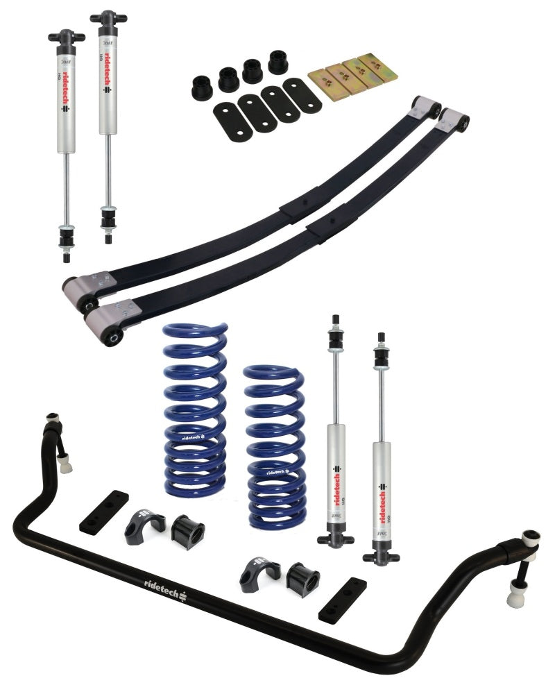 Ridetech 70-81 GM F-Body Small Block StreetGRIP Suspension System w/o Ball Joints & Bushings
