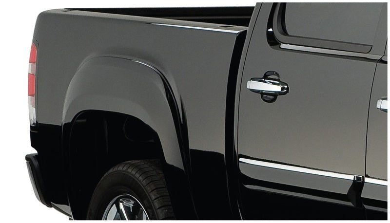 Élargisseurs de benne Bushwacker 07-14 GMC Sierra 2500 HD Fleetside de style OE, 2 pièces, 78,7/97,6 po - Noir