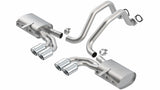 Échappement Catback Borla 97-04 Chevrolet Corvette 5,7 L 8 cylindres Touring SS