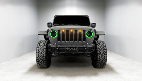 Phares à DEL haute puissance Oracle Jeep Wrangler JL/Gladiator JT 7 po (paire) - Dynamique VOIR LA GARANTIE