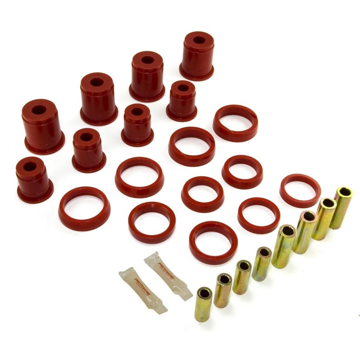 Kit de bagues de bras de suspension avant Rugged Ridge rouge 84-01 Cherokee (XJ)