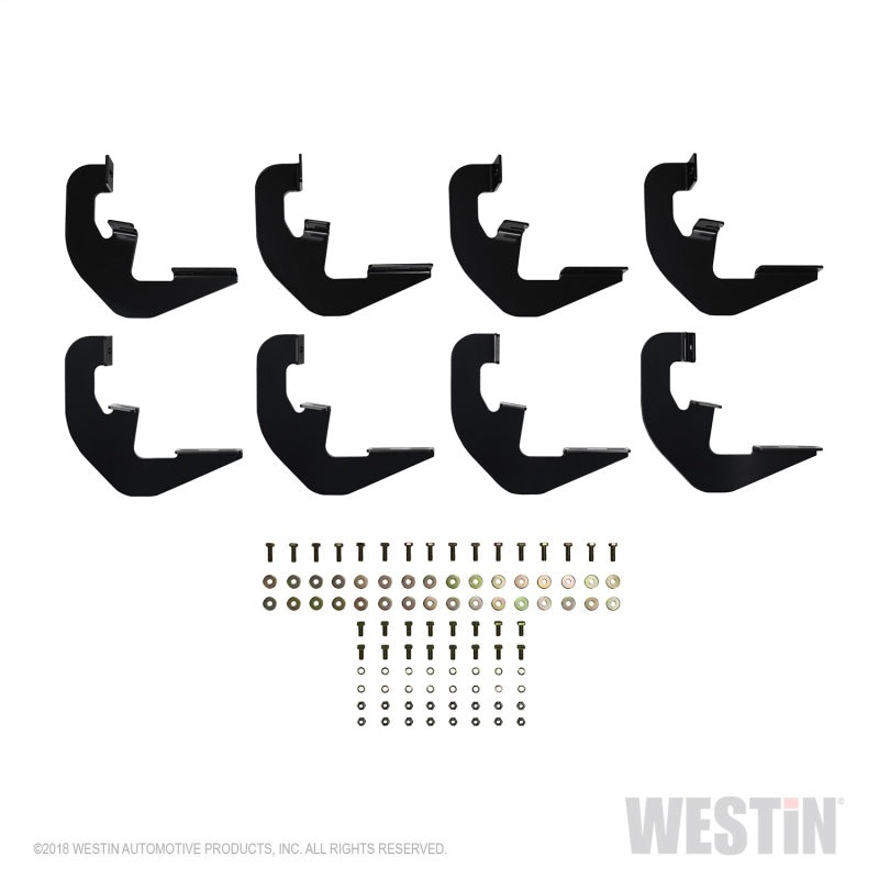 Kit de montage de marchepied Westin 2019 pour Chevrolet Silverado/Sierra 1500 Double/CC Non LD - Noir