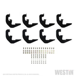 Kit de montage de marchepied Westin 2019 pour Chevrolet Silverado/Sierra 1500 Double/CC Non LD - Noir