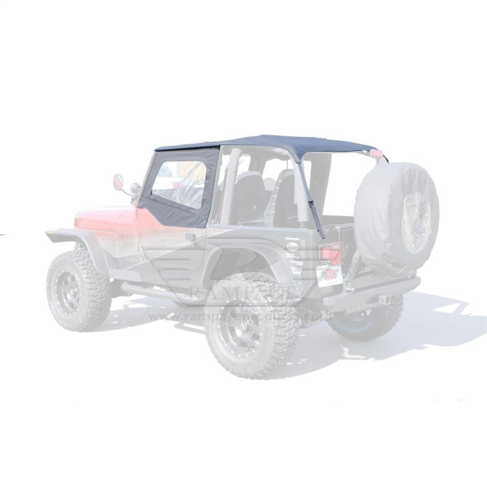 Kit de capote souple sans cadre pour Jeep Wrangler (YJ) 1992-1995 - Black Diamond