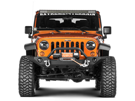 Barre lumineuse LED Raxiom 07-18 Jeep Wrangler JK 50 pouces avec support auxiliaire pour pare-brise