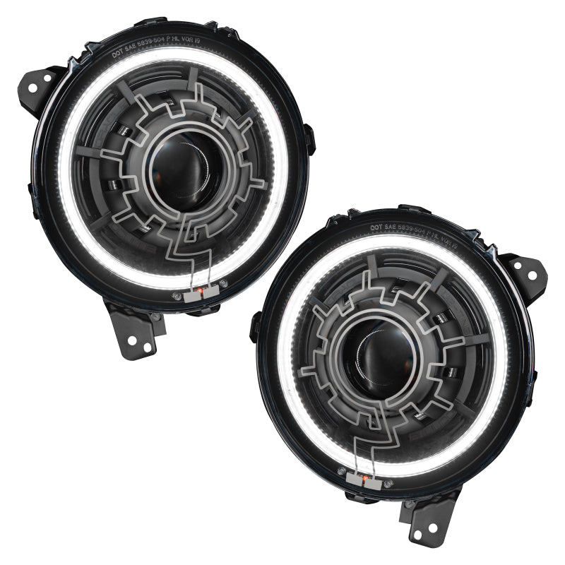 Oracle Lighting 18-22 Jeep Wrangler JL Oculus Bi-LED Projector Headlights