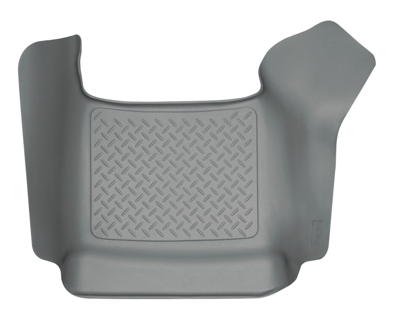 Revêtement de sol gris Husky Liners 10-12 pour Dodge Ram 1500/2500/3500 à cabine standard, style classique, bosse centrale