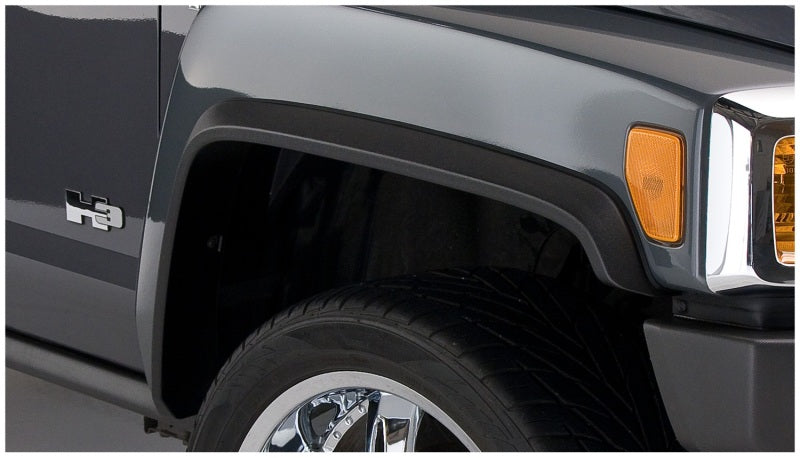 Élargisseurs de pare-chocs Bushwacker 06-10 Hummer H3 de style OE, 4 pièces - Noir