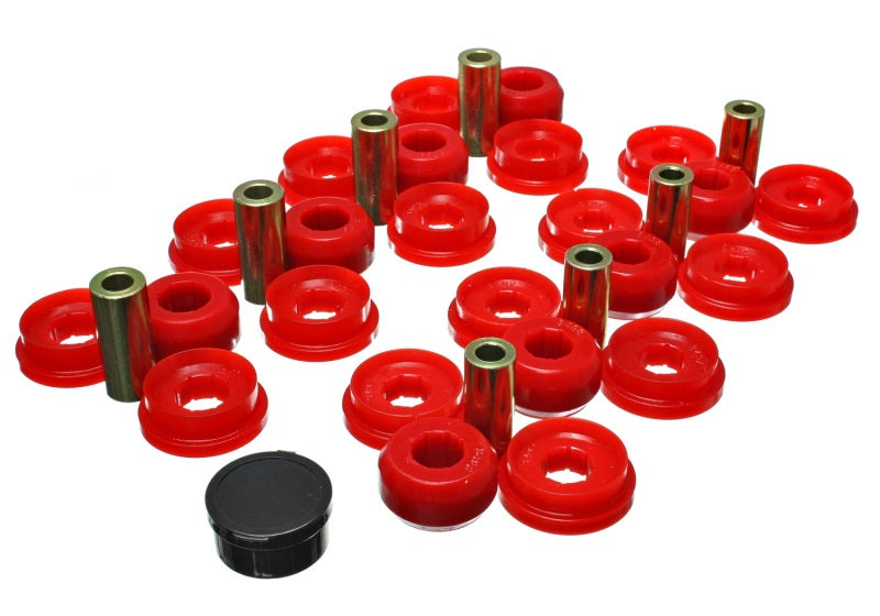 Ensemble de bagues de bras de suspension arrière rouges pour Lexus Gx470 03-09 / Toyota FJ Cruiser 07-09