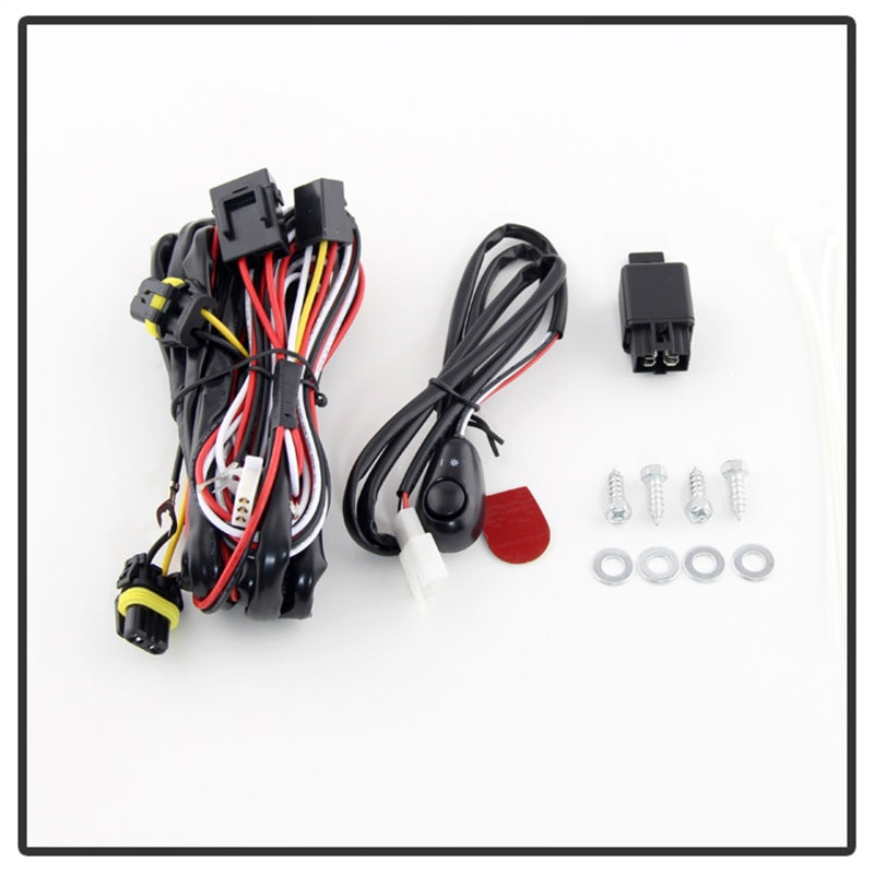 Feu antibrouillard OEM Spyder Dodge Grand Caravan 2011-2015 avec interrupteur universel - Transparent FL-DGC2011-C