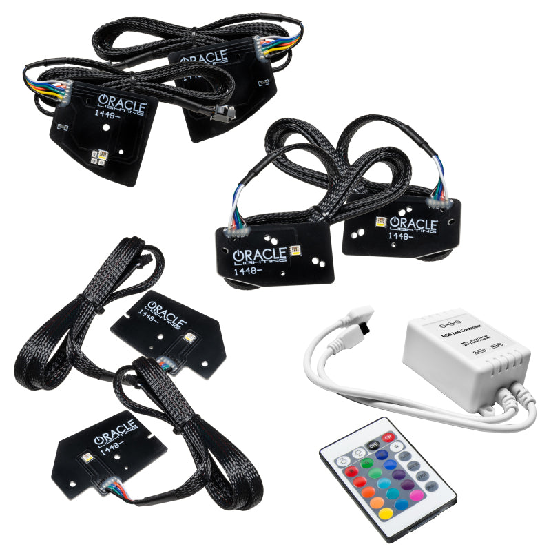 Kit de phares DRL Oracle 19-21 RAM 1500 Projecteur LED - RGBW+A avec contrôleur simple VOIR LA GARANTIE