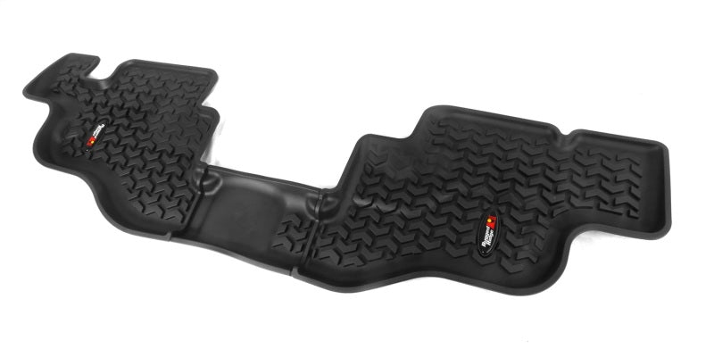 Revêtement de plancher arrière Rugged Ridge noir pour Jeep CJ-7 1976-1986 et Jeep Wrangler YJ 87-95