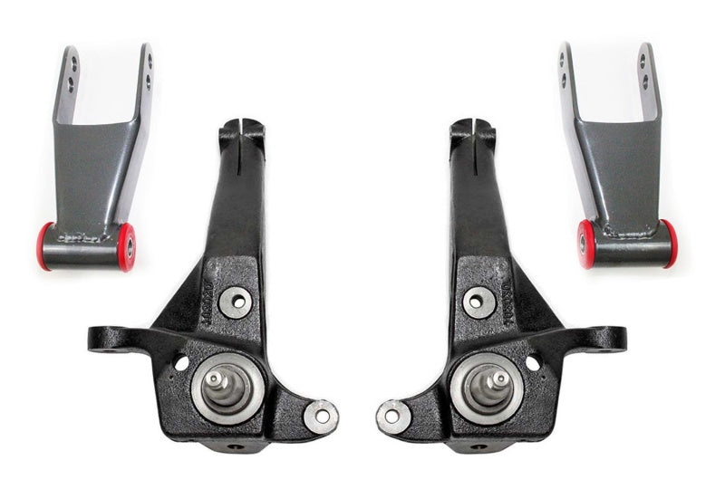 Kit de levage de broche MaxTrac 01-09 Ford Ranger 2WD avec suspension à ressort (sans Stabilitrak) 4 po/2 po