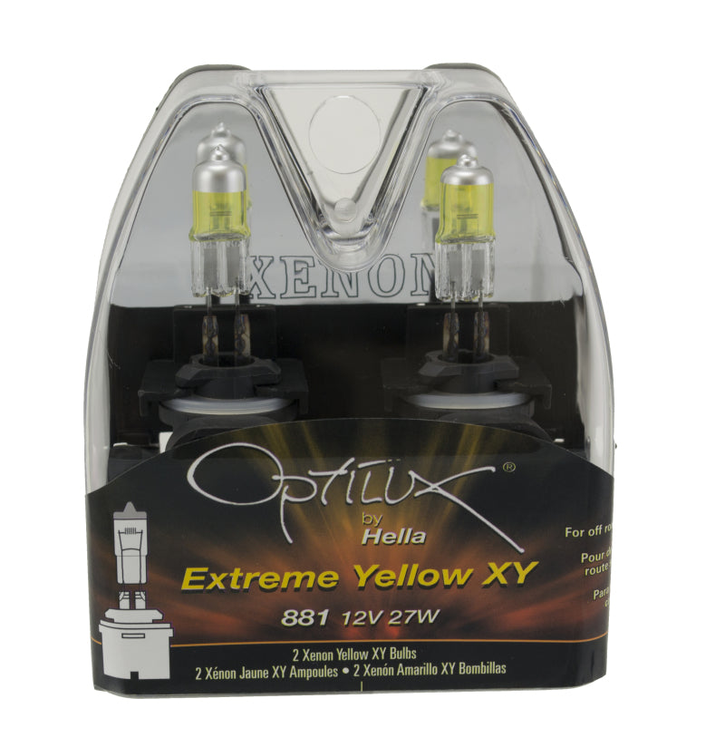Ampoule Xénon Jaune XY Hella Optilux 881 12V