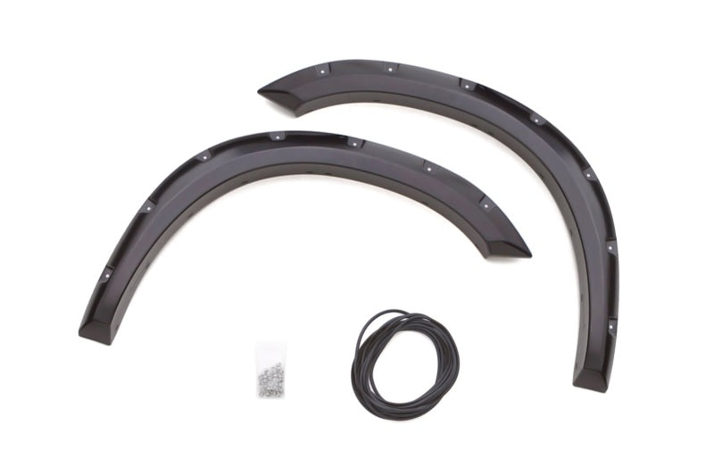 Lund 10-17 Dodge Ram 2500 RX-Rivet Style Smooth Elite Series Fender Flares - Black (2 Pc.)