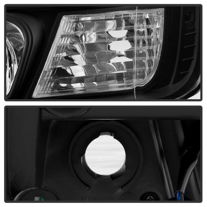 Phares équipés d'un module LED haute puissance pour Nissan Titan Spyder 04-15 - Noir (PRO-YD-NTI04PL-BK)