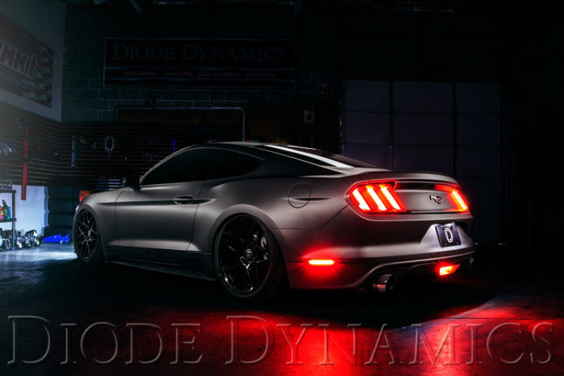 Diode Dynamics 15-21 EU/AU Ford Mustang LED Sidemarkers - Smoked (Pair)