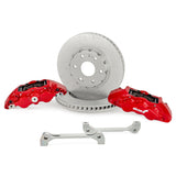 Kit de freins avant Alcon 19+ Silverado/Sierra 20+ Suburban/Tahoe/Yukon/Esc 355x33mm à étrier rouge à 6 pistons