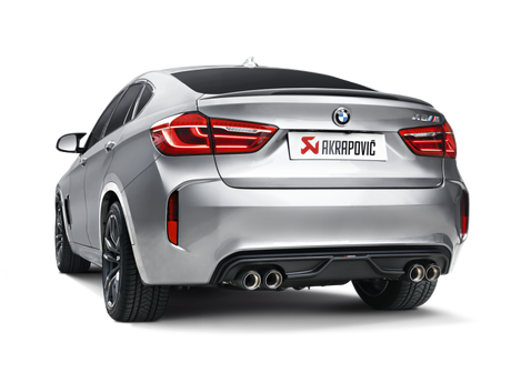Arrière de catalyseur Akrapovic Evolution Line 15-17 BMW X5M (F85) (titane) avec embouts en carbone