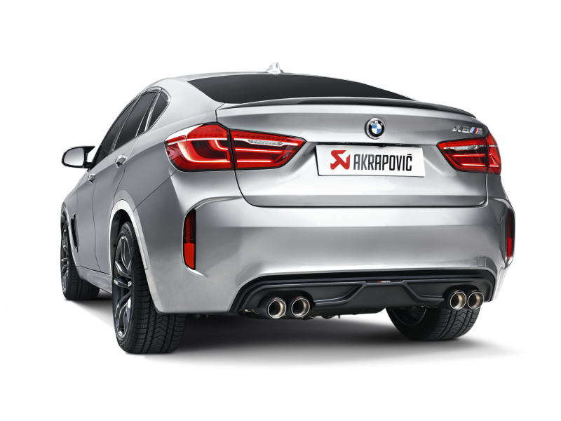 Arrière de catalyseur Akrapovic Evolution Line 15-17 BMW X5M (F85) (titane) avec embouts en carbone