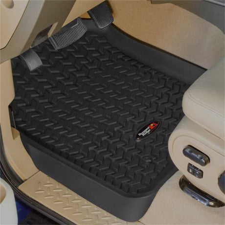 Revêtement de plancher avant Rugged Ridge noir pour Ford F-250/F-350 standard/étendu 2012-2016