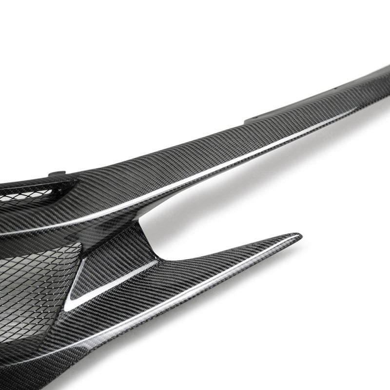 Calandre avant en fibre de carbone Seibon 17-18 Honda Civic Type R CV-Style