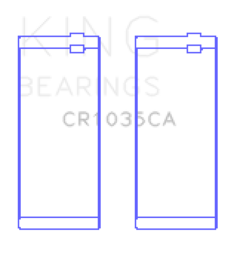 Jeu de roulements de bielle King Dodge Cummins série B L4/L6 (taille standard)
