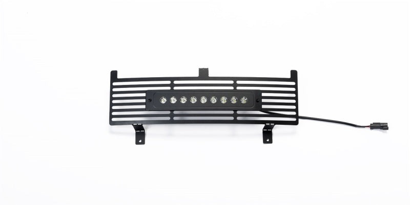 Insert de calandre de pare-chocs Putco 15-19 Chevy Silv HD SS Black Bar Design avec barre lumineuse incurvée affleurante de 10 pouces