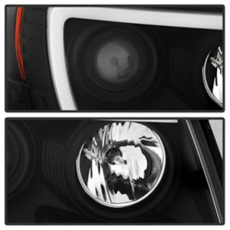 Phares de projecteur Spyder Toyota Tacoma 05-11 - Barre lumineuse DRL - Noir PRO-YD-TT05V2-LB-BK