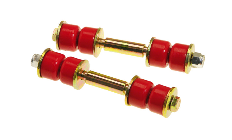 Ensemble de maillons d'extrémité universels Prothane - Longueur de montage de 3 1/4 po - Rouge