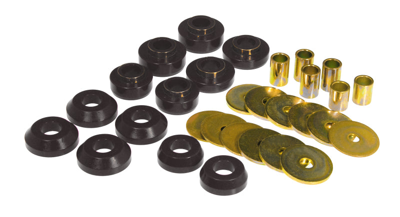 Support de carrosserie Prothane 67-69 pour Chevrolet Camaro/Firebird Conv - Noir