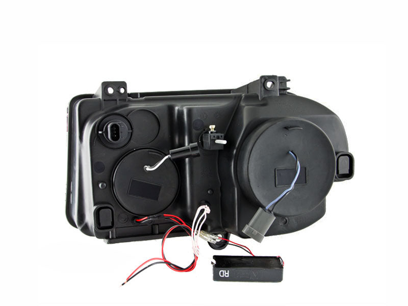 Phares de projecteur ANZO 2005-2010 Chrysler 300C avec halo chromé (CCFL) G2