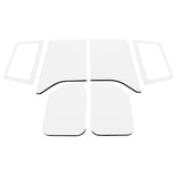 Kit de garniture de pavillon complet pour Jeep Wrangler JK 2 portes DEI 11-18 - 6 pièces - Blanc