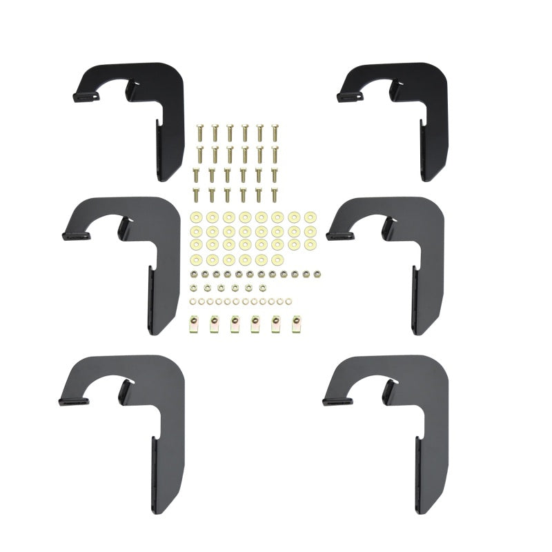 Kit de montage de marchepied Westin 2014-2018 pour Chevrolet/GMC Silverado Sierra 1500 Dbl Crew Cab - Noir