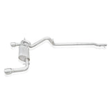 Échappement Catback pour Jeep Wrangler 2012-17 en acier inoxydable
