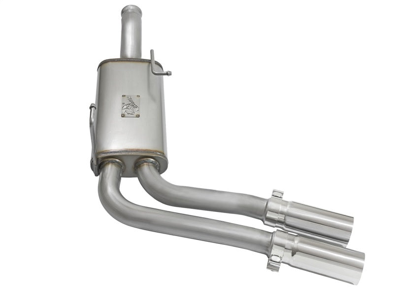 aFe Rebel Series CB Middle-Side Exit SS Exhaust w/ Polished Tips 09-16 GM Silverado/Sierra V6/V8