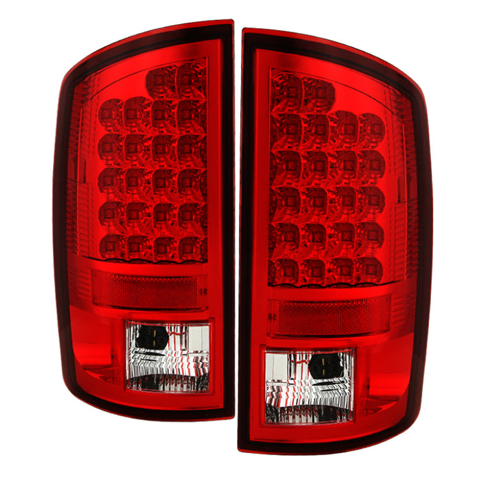 Feu arrière LED Spyder Dodge Ram 02-06 1500/Ram 2500/3500 03-06 Rouge transparent ALT-YD-DRAM02-LED-RC