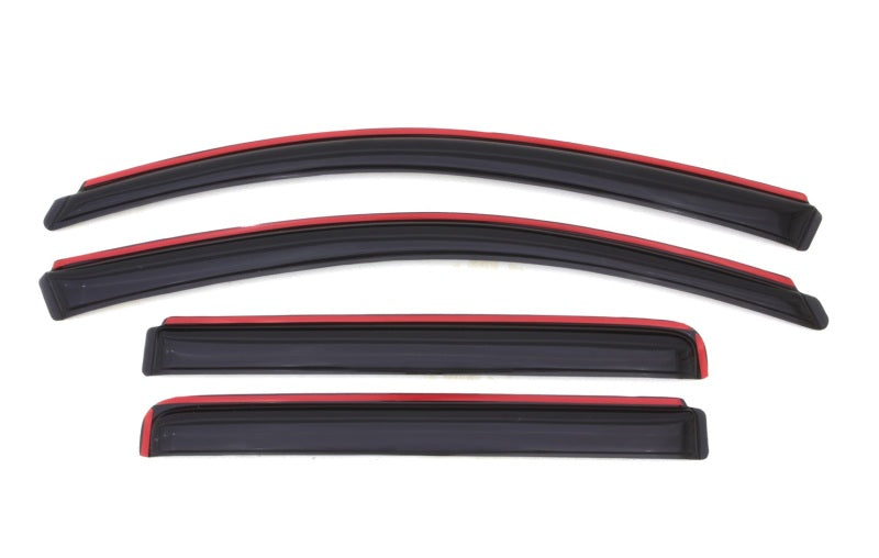 Déflecteurs de vitres avant et arrière AVS 04-15 Nissan Titan Crew Cab Ventvisor 4 pièces - Fumé