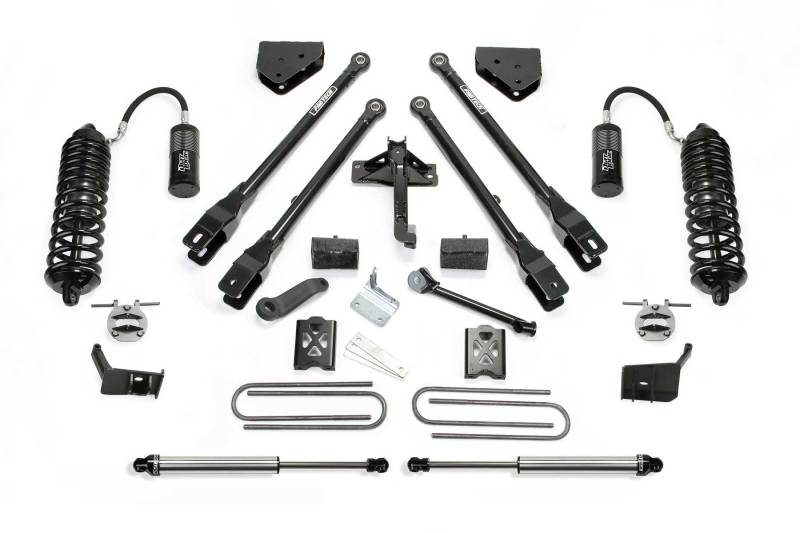 Système Fabtech 11-16 Ford F250/F350 4WD 4 pouces 4Link avec 4.0 et 2.25