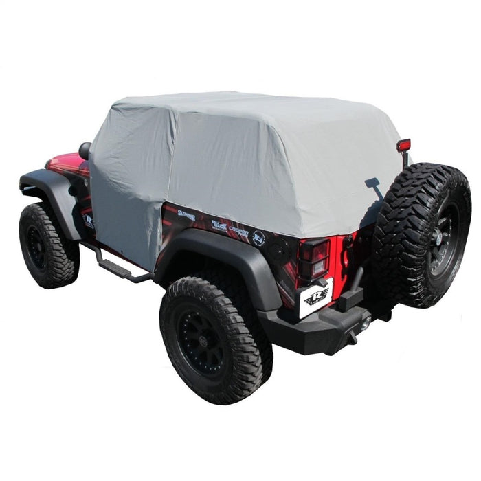 Housse de cabine avec rabats de porte pour Jeep Wrangler (JK) Rampage 2007-2018 - Gris