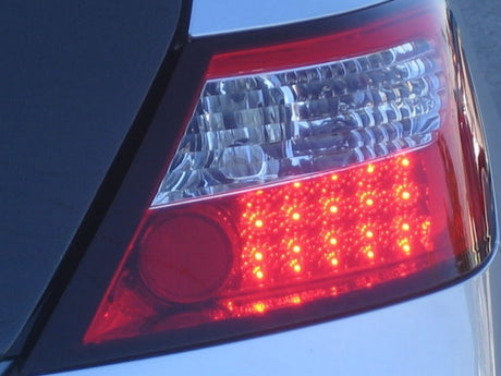 Feux arrière à LED Spyder Honda Civic 06-08 2 portes Rouge clair ALT-YD-HC06-2D-LED-RC