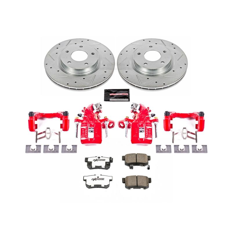 Kit de freins arrière Power Stop 16-18 Acura ILX Z26 Street Warrior avec étriers