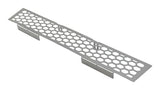 Inserts de calandre de pare-chocs en acier inoxydable poli de style hexagonal pour Ford Ranger 19-20 sans régulateur de vitesse adaptatif