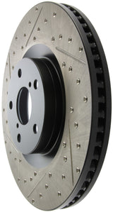 StopTech 14 Lexus IS Slotted & Drilled Front Right Rotor