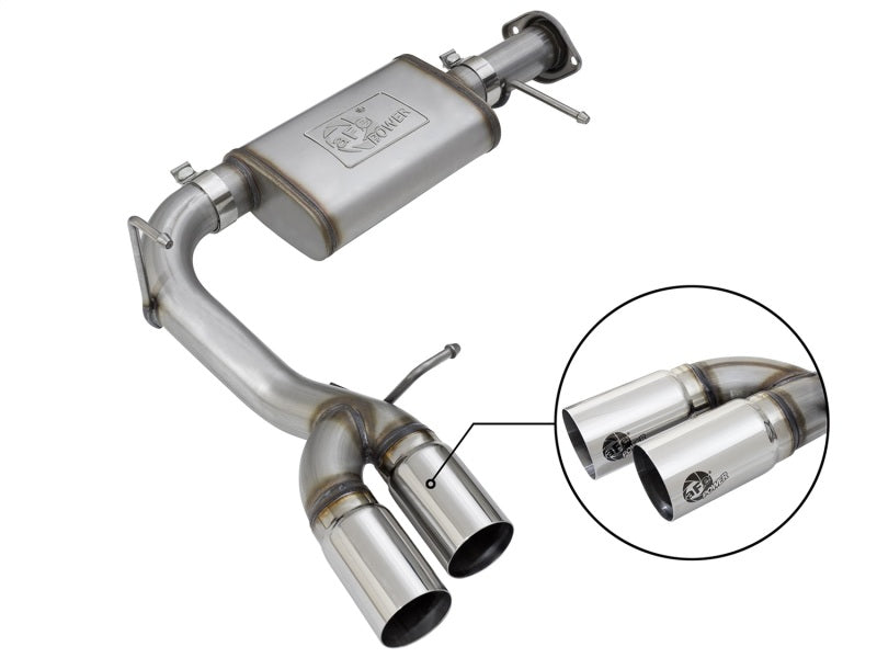 aFe MACH Force-XP 3in 409 SS Cat-Back Exhaust w/ Polished Tip 17-19 GM Colorado/Canyon V6-3.6L