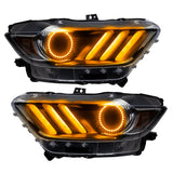 Oracle 15-17 Ford Mustang V6/GT/Shelby DRL  w/ Halo Kit - ColorSHIFT w/ BC1 Controller