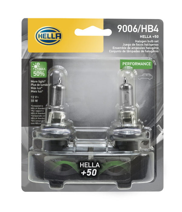 Ampoule Hella 9006 12V 55W P22D T4 +50 (2)