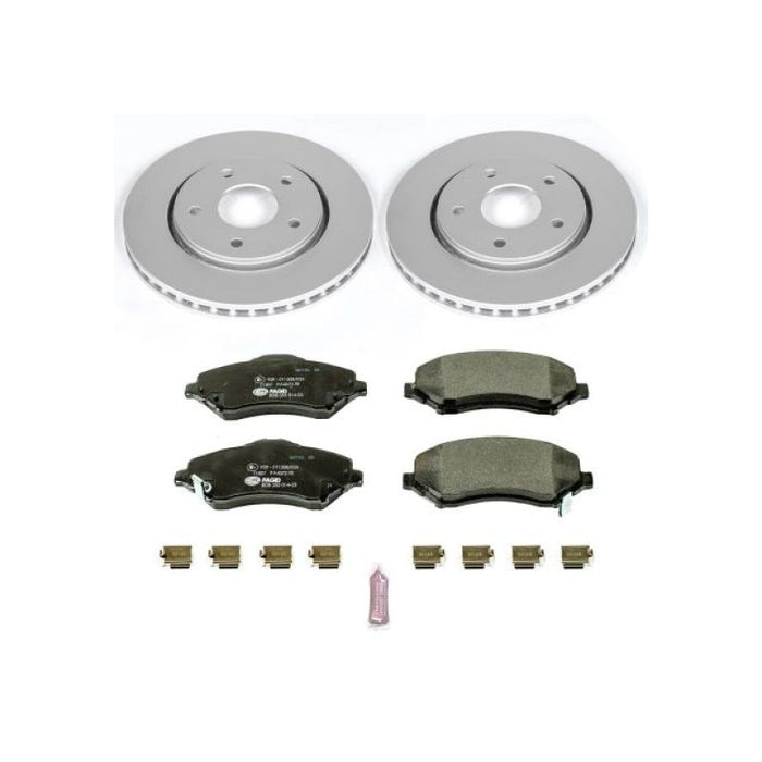 Kit de freins avant Euro-Stop Power Stop 08-16 Chrysler Town &amp; Country