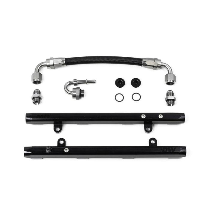 DeatschWerks 11-17 Ford Mustang / F-150 Coyote 5.0 V8 Rails d'alimentation avec Crossover