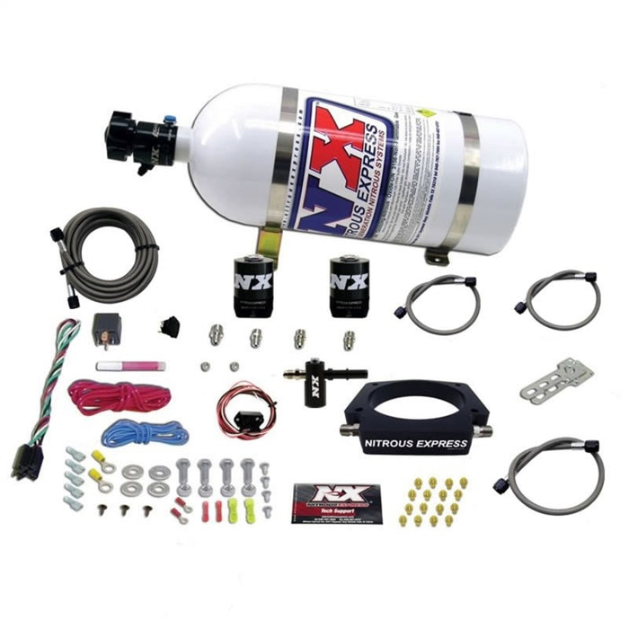 Kit de plaque nitreuse Nitrous Express 2014+ Chevrolet Corvette C7 (50-300 CV) avec bouteille de 10 lb